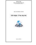 Bài giảng Tin học ứng dụng - Bài tập thực hành