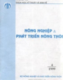 Tạp chí Nông nghiệp & Phát triển Nông thôn - Số 4/1999