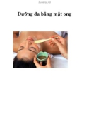 Dưỡng da bằng mật ong