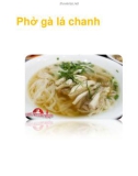 Phở gà lá chanh