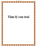 Tâm lý con trai.