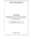 Giáo trình Anh văn chuyên ngành Nhà hàng (Ngành: Quản trị khách sạn - Trung cấp) - Trường Cao đẳng nghề Ninh Thuận