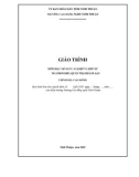 Giáo trình Nghiệp vụ bếp Âu (Ngành: Quản trị khách sạn - Cao đẳng) - Trường Cao đẳng nghề Ninh Thuận