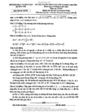 Đề thi tuyển sinh lớp 10 môn Toán (chuyên) năm 2021-2022 - Sở GD&ĐT Quảng Trị