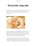 Trị da khô vùng mũi