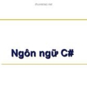 Bài giảng Ngôn ngữ C#