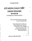 Giáo trình Kỹ năng giao tiếp kinh doanh (Tập 1: Kỹ năng giao tiếp cơ bản): Phần 1