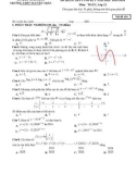 Đề thi học kì 1 môn Toán lớp 12 năm 2023-2024 - Trường THPT Nguyễn Trân, Bình Định