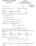 Đề thi khảo sát chất lượng môn Toán lớp 12 năm 2023-2024 có đáp án - Trường THPT chuyên Thái Bình (Lần 1)