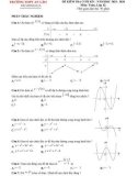 Đề thi học kì 1 môn Toán lớp 12 năm 2023-2024 - Trường THPT An Lão (Đề minh họa)