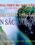 Bài giảng Vật lý 12 bài 24: Tán sắc ánh sáng