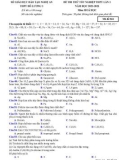 Đề thi thử tốt nghiệp THPT môn Hóa học năm 2022-2023 có đáp án (Lần 1) - Trường THPT Đô Lương 1, Nghệ An