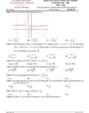 Đề thi KSCL tốt nghiệp THPT môn Toán năm 2021-2022 có đáp án - Sở GD&ĐT Vĩnh Phúc (Mã đề 101)