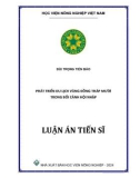 Luận án Tiến sĩ Kinh tế phát triển: Phát triển du lịch vùng Đồng Tháp Mười trong bối cảnh hội nhập