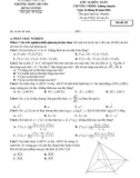 Đề thi học kì 2 môn Toán lớp 11 năm 2023-2024 có đáp án - Trường THPT Chuyên Hùng Vương, Phú Thọ