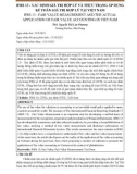 IFRS 13 - Xác định giá trị hợp lý và thực trạng áp dụng kế toán giá trị hợp lý tại Việt Nam