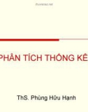 Bài giảng Hệ thống thông tin tài chính ngân hàng: Phân tích thống kê - ThS. Phùng Hữu Hạnh