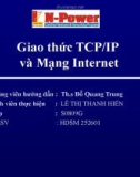 Giao thức TCP/IP và Mạng Internet