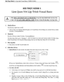 Thực hành làm quen lập trình Visual Basic