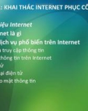 Bài giảng Ứng dụng công nghệ thông tin trong giáo dục mầm non: Chương 1,2