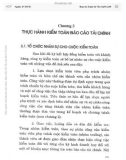 Giáo trình Tổ chức quá trình kiểm toán báo cáo tài chính: Phần 2