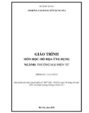 Giáo trình Đồ họa ứng dụng (Ngành: Thương mại điện tử - Cao đẳng) - Trường Cao đẳng Xây dựng số 1