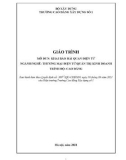 Giáo trình Khai báo hải quan điện tử (Ngành: Thương mại điện tử/ Quản trị kinh doanh - Cao đẳng) - Trường Cao đẳng Xây dựng số 1