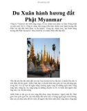 Du Xuân hành hương đất Phật Myanmar