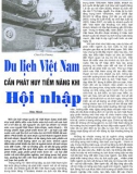 Du lịch Việt Nam cần phát huy tiềm năng khi hội nhập