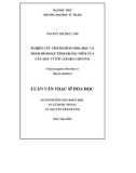 Luận văn Thạc sĩ Hóa học: Nghiên cứu thành phần hoá học và thăm dò hoạt tính kháng viêm của cây Hầu vĩ tóc (Uraria Crinita)