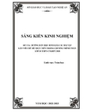 Sáng kiến kinh nghiệm THPT: Hướng dẫn học sinh giải các bài tập gắn với chủ đề thực tiễn trong chương trình toán lớp 10 THPT