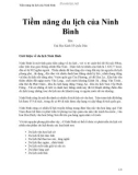 Tiềm năng du lịch của Ninh Bình