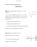 Đề ôn thi vào lớp 10 chuyên môn vật lý - Đề luyện tập số 3