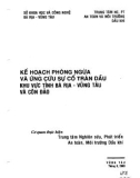 Báo cáo: Kế hoạch phòng ngừa và ứng cứu sự cố tràn dầu khu vực tỉnh Bà Rịa-Vũng Tàu và Côn Đảo