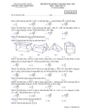 Đề kiểm tra 1 tiết chương 1 Hình học 12 năm học 2018-2019 có đáp án - Trường THP Ngô Sĩ Liên