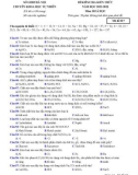 Đề kiểm tra kiến thức môn Hóa học lớp 12 năm 2022-2023 có đáp án - Sở GD&ĐT Hà Nội