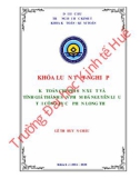 Khóa luận tốt nghiệp Kế toán-Kiểm toán: Kế toán chi phí sản xuất và tính giá thành sản phẩm Đá nguyên liệu tại Công ty Cổ phần Long Thọ