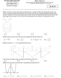 Đề thi khảo sát chất lượng môn Toán lớp 12 năm 2021-2022 - Trường THPT Trần Phú (Mã đề 101)