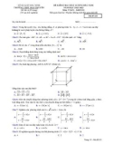 Đề KSCL đầu năm môn Toán lớp 12 năm 2022-2023 có đáp án - Trường THPT Hàn Thuyên, Bắc Ninh (Mã đề 132)