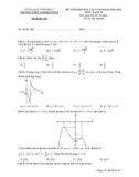 Đề thi khảo sát môn Toán lớp 12 năm 2021-2022 (Lần 1) - Trường THPT Tam Dương 2, Vĩnh Phúc (Mã đề 201)