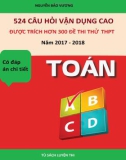 524 câu hỏi vận dụng cao có lời giải chi tiết trong các đề thi thử môn Toán 2018