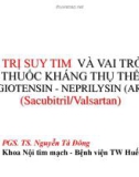 Bài giảng Điều trị suy tim và vai trò của thuốc kháng thụ thể - PGS. TS. Nguyễn Tá Đông