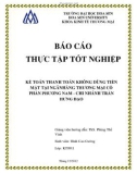 Báo cáo thực tập tốt nghiệp: Kế toán thanh toán không dùng tiền mặt tại ngân hàng thương mại cổ phần Phương Nam - Chi nhánh Trần Hưng Đạo