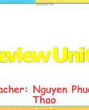 Bài giảng môn Tiếng Anh lớp 3 năm học 2021-2022 - Unit 3: Lesson 1 (Trường Tiểu học Thạch Bàn B)