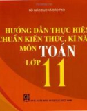 Hướng dẫn thực hiện chuẩn kiến thức, kỹ năng môn toán 11