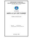 Khóa luận tốt nghiệp Văn hóa du lịch: Tìm hiểu điều kiện phát triển du lịch tại huyện Lạc Thủy tỉnh Hòa Bình ﻿