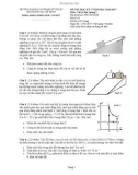 Đề thi học kỳ I năm học 2016-2017 môn Vật lý đại cương - ĐH Sư phạm Kỹ thuật TP. HCM