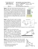 Đề thi môn Vật lý đại cương 1 năm học 2013-2014 (Có kèm theo đáp án)