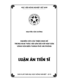 Luận án Tiến sĩ: Nghiên cứu cải thiện sinh kế trong khai thác hải sản đối với ngư dân vùng ven biển thành phố Hải Phòng