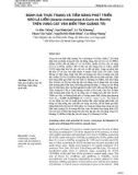 Đánh giá thực trạng và tiềm năng phát triển keo lá liềm (Acacia crassicarpa A.Cunn ex Benth) trên vùng cát ven biển tỉnh Quảng Trị